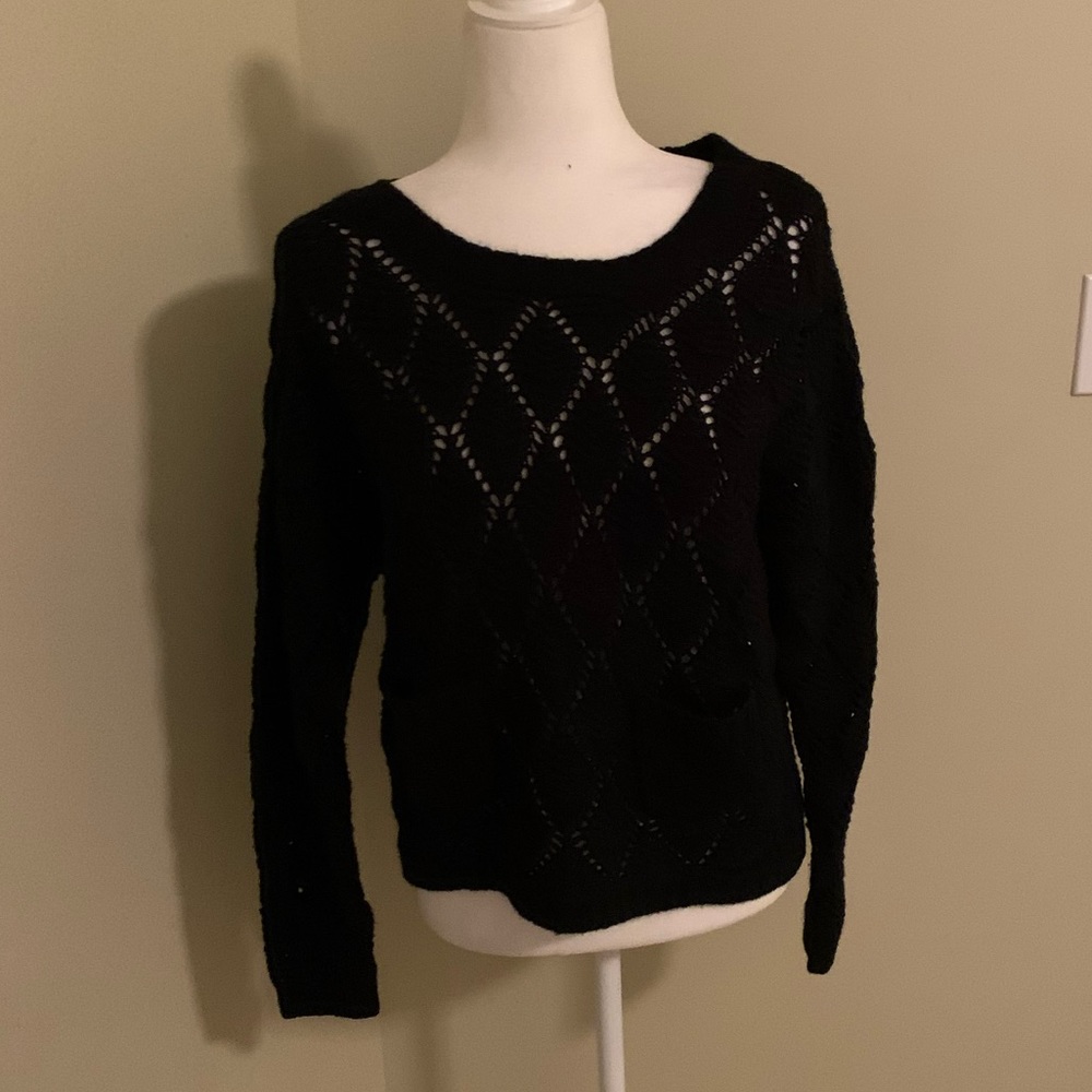 89th & Madison sweater crop black size M